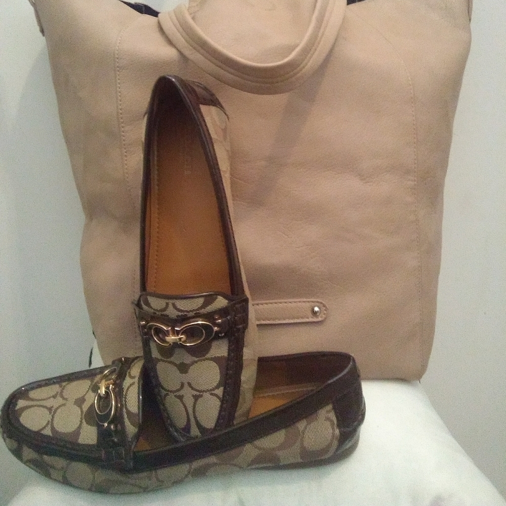 Coach Loafers & Forever 21 Neverfull Bag f